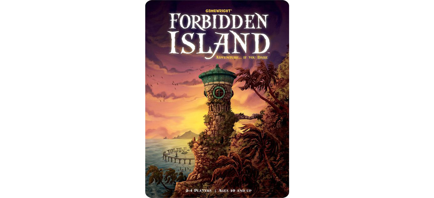 Gamewright Forbidden Island Board Game in Tin Box USED, COMPLETE